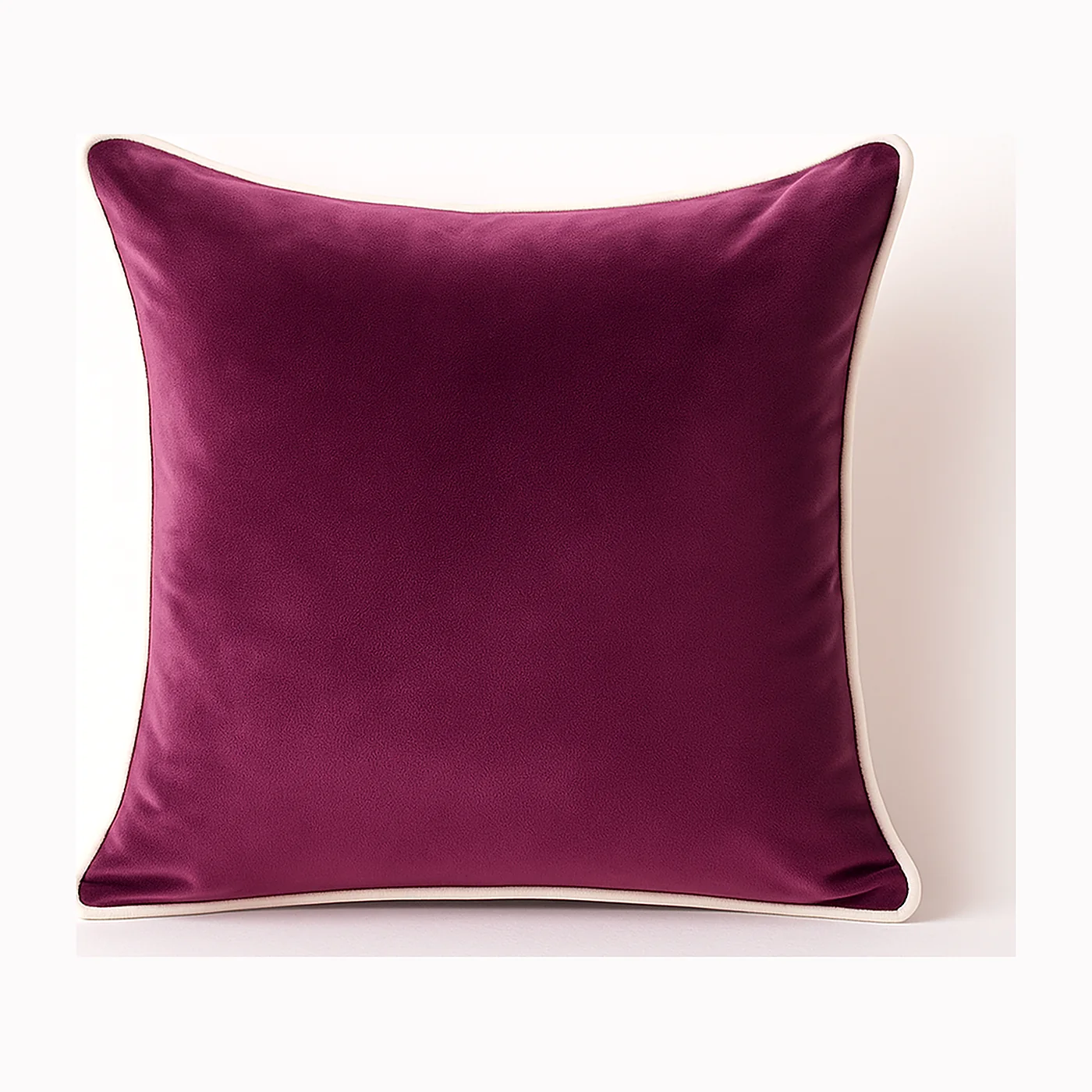 Plum Velvet Cushion Cover